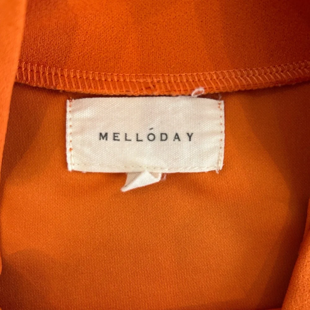 Melloday Button-Detail Mock Neck Top - Picture 5 of 8